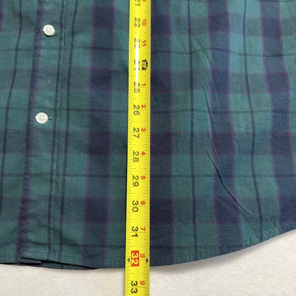 GAP Men's Stretch Long Sleeve Collared Green Sycamore Plaid Shirt Size XXL NWT - Picture 9 of 9